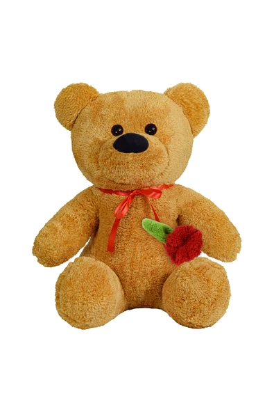 Özgüner Oyuncak 55 Cm Elinde Gül Tutan Ayıcık - Resim 3