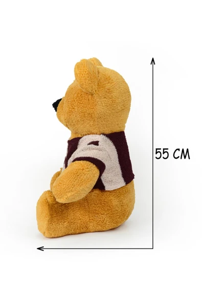 Ayıcı Oyuncak Harika Peluş 55 Cm Tişörtlü Şirin Ayıcık - Resim 5