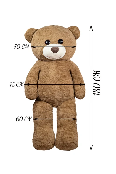 Özgüner Oyuncak Büyük 180 cm Papyonlu Peluş Ayıcık – Aşkınızı Gösteren En Tatlı Hediye - Resim 4