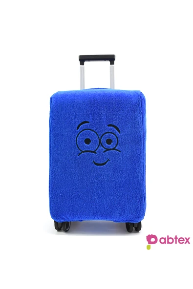 Ayıcı Oyuncak Eğlenceli Karakterli Peluş Bavul Kılıfı Orta Boy Uyumlu - Resim 2