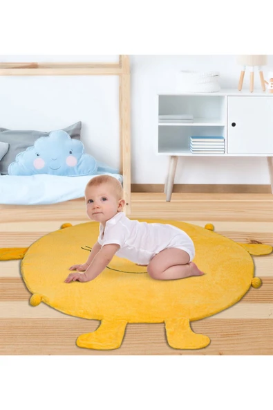 Ayıcı Oyuncak 80 Cm Ayaklı Bebek Oyun Halısı - Resim 3