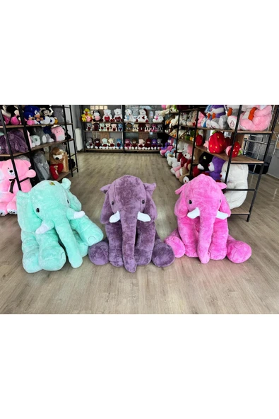 Özgüner Oyuncak Büyük Boy 150 Cm Fil Peluş Oyuncak - Çocuklar İçin En Sevimli Hediye - Resim 5