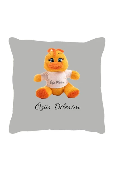 Özgüner Oyuncak Özgüner 100 Cm Bobo Pembe Peluş Ayı Yastık Kuzu Hediyeli - Resim 3