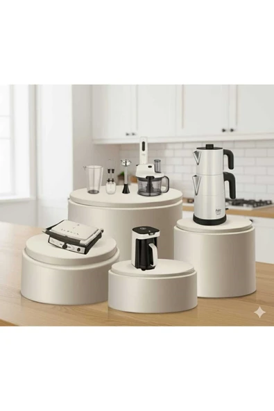 Avantaj Paket 4'lü Elektrikli Çeyiz Set Pearl White - Beyaz - Resim 3