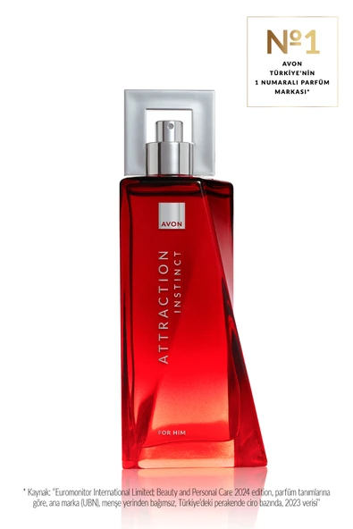 Avon Attraction Instinct Erkek Parfüm Edt 75 Ml. ürün görseli 1