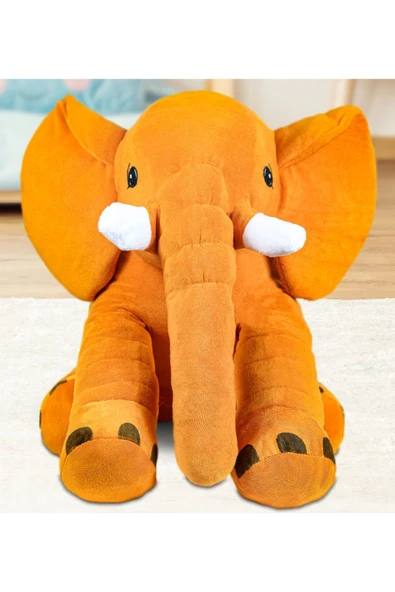Özgüner Oyuncak 2.Kalite Uyku Arkadaşım Fil - Büyük Yumuşak Peluş Fil 65 Cm HEDİYEYE UYGUN DEĞİLDİR. ürün görseli