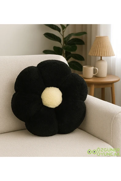 Pababo Dekoratif Papatya Şeklinde Peluş Yastık 40 cm – Yumuşak ve Konforlu Tasarım ürün görseli 1
