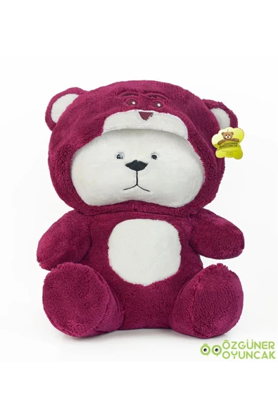 Özgüner Oyuncak 90 Cm Kapşonlu Uykumcuk  Peluş Ayıcık Panda - Resim 3