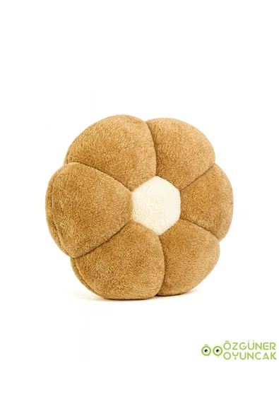 Pababo Dekoratif Papatya Şeklinde Peluş Yastık 40 cm – Yumuşak ve Konforlu Tasarım - Resim 3