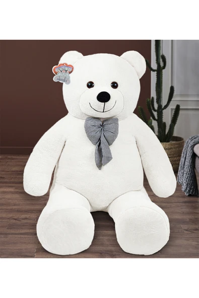 Özgüner Oyuncak Dev Büyük Peluş Ayıcık 170 cm  Beyaz - Resim 3
