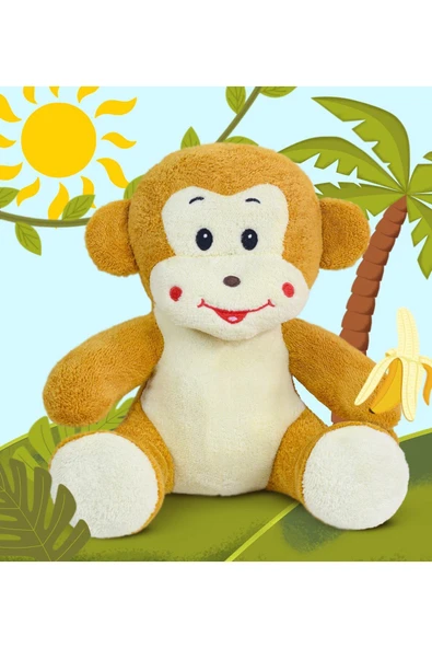 Özgüner Oyuncak Harika Peluş 25 Cm Sevimli Maymun (%100 Yerli ) ürün görseli 1
