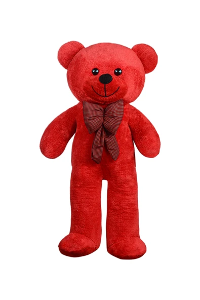 Ayıcı Oyuncak 90 cm Rengarenk Papyonlu Ayıcık (%100 YERLİ) - Resim 4