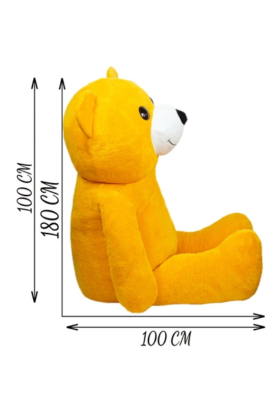 Ayıcı Oyuncak Büyük 180 cm Papyonlu Peluş Ayıcık – Aşkınızı Gösteren En Tatlı Hediye - Resim 6