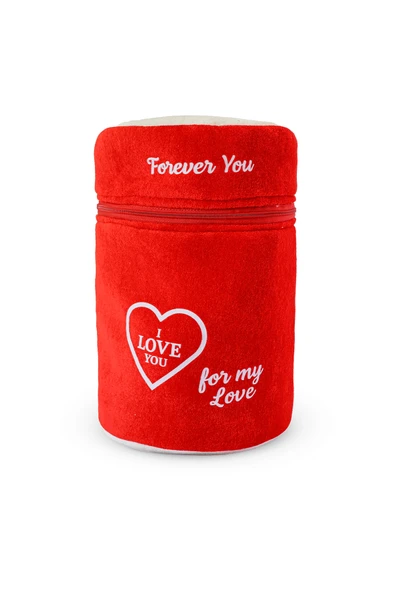 Ayıcı Oyuncak 140 Özel Kalpli (I LOVE YOU) Yazılı Sevimli Peluş Ayıcık - Peluş Çanta Içerisinde Sevgiliye - Resim 3