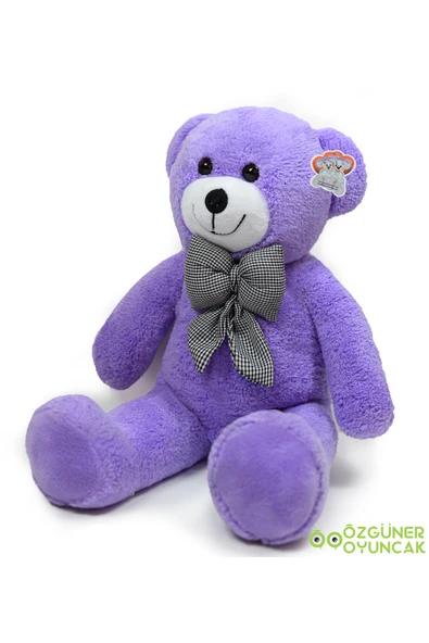 Özgüner Oyuncak 102 Papyonlu Büyük Ayıcık (%100 YERLİ) Kahve - Resim 4
