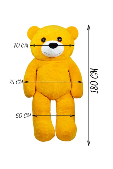 Özgüner Oyuncak Büyük 180 cm Papyonlu Peluş Ayıcık – Aşkınızı Gösteren En Tatlı Hediye - Resim 5