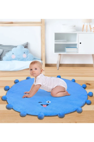 Ayıcı Oyuncak 80 Cm Ayaklı Bebek Oyun Halısı - Resim 2