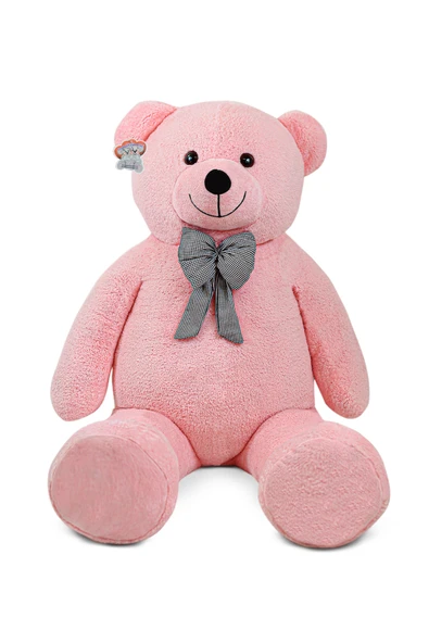 Özgüner Oyuncak 160 Cm Papyonlu Büyük Ayıcık (%100 Yerli)pembe - Resim 7