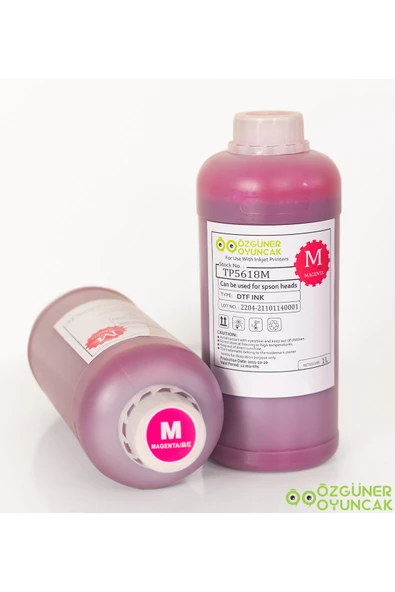 Özgüner Oyuncak Dtf Mürekkebi Magenta (kırmızı) 1000ml - Resim 2