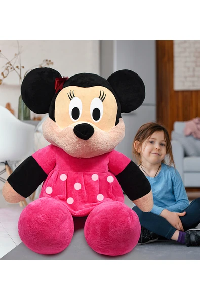 Ayıcı Oyuncak Dev Peluş Minnie Mouse 120 cm – Yumuşacık ve Sevimli Oyuncak - Resim 2