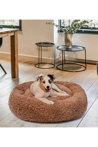 Ayıcı Oyuncak Pabtex Köpek - Kedi Evcil Hayvan Yatağı (%100 YERLİ) Capicino S beden ürün görseli 1