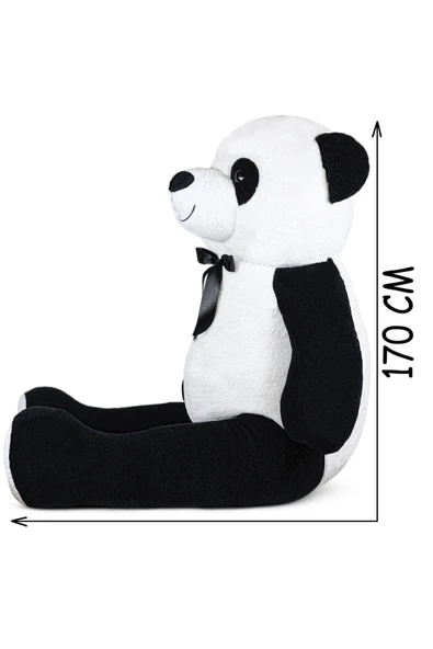 Özgüner Oyuncak Papyonlu Panda 170 Cm (%100 YERLİ) - Resim 6