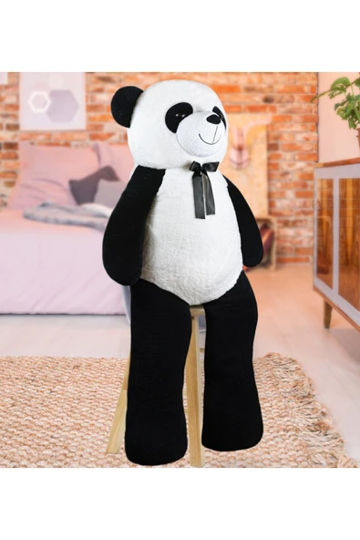 Özgüner Oyuncak Papyonlu Panda 170 Cm (%100 YERLİ) - Resim 5