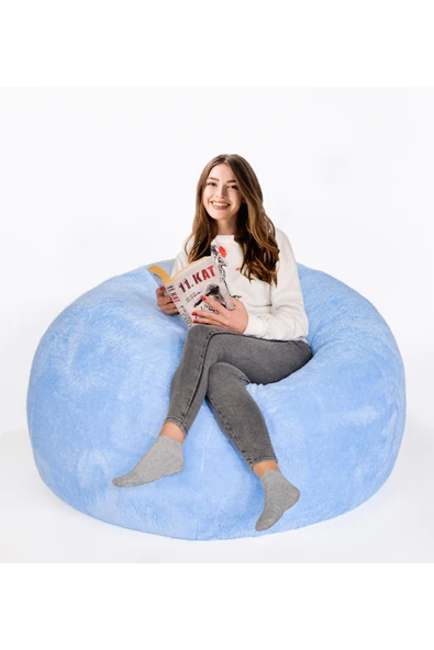 Özgüner Oyuncak Sıcak ve Yumuşak Peluş Dev Puf – Konforlu Oturma Keyfi - Resim 2