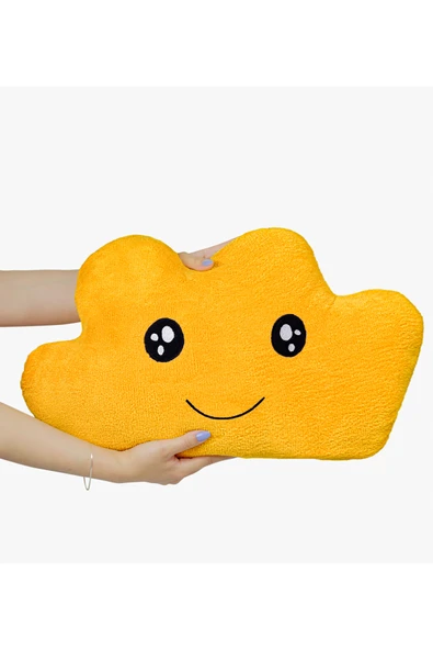 Ayıcı Oyuncak LED Işıklı Bulut Yastık – Evinize Şıklık ve Renk Katın - Resim 3