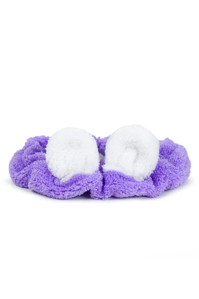 Ayıcı Oyuncak Pabtex Yuvarlak Kulaklı Saç Bandı - Makyaj Bandı - Uyku Bandı ürün görseli 1