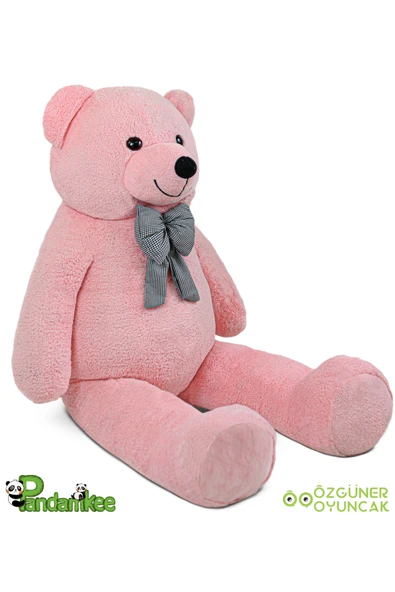 Özgüner Oyuncak Dev Büyük Peluş Ayıcık 170 Hediyelik Ayı (%100 YERLİ) Pembe - Resim 6