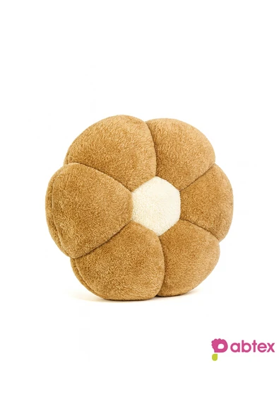 Ayıcı Oyuncak Sevimli ve Şık Peluş Yastık – Dekoratif Çiçek Modeli 40 cm - Resim 3