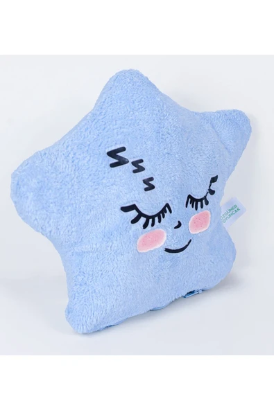 Ayıcı Oyuncak Uyku Arkadaşım Ledli Yıldız Yastık - Resim 4