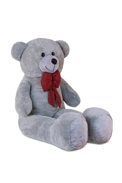 Ayıcı Oyuncak Papyonlu Sevimli Büyük Peluş Ayıcık, 130 Cm - % 100 Yerli - Resim 4