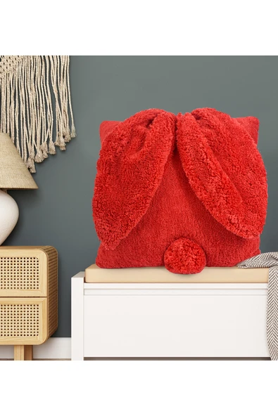 Ayıcı Oyuncak Pabtex Kırlent Kulaklı Yastık Tavşan Kulak Tasarım - Sevimli Tasarım - Resim 2