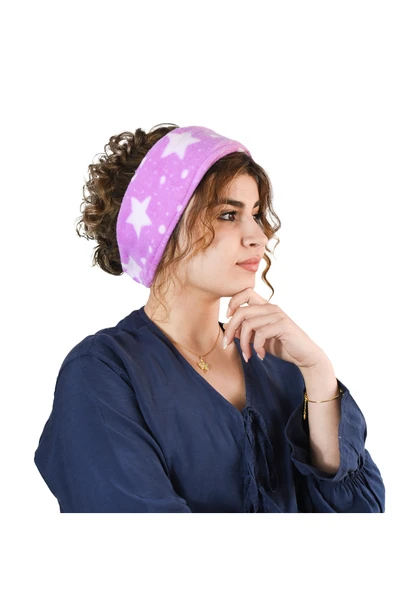 Harika Peluş Fabrikası Pabtex Evde ve Dışarıda Kullanıma Uygun Saç Bandı | Makyaj Temizlerken Pratik Kullanım ürün görseli 1