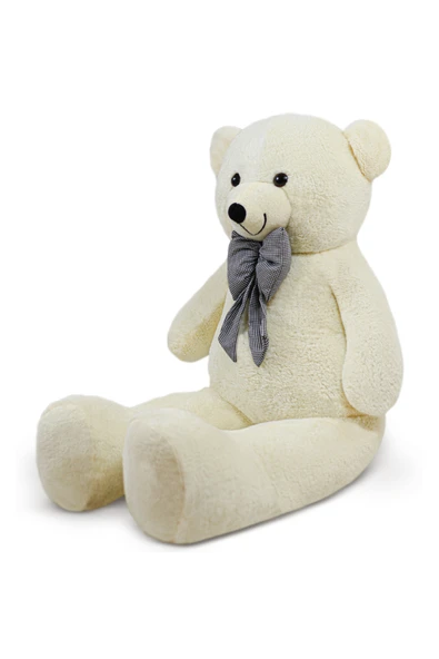 Pababo Pababo 160 Cm Papyonlu Büyük Ayıcık Beyaz - Resim 4