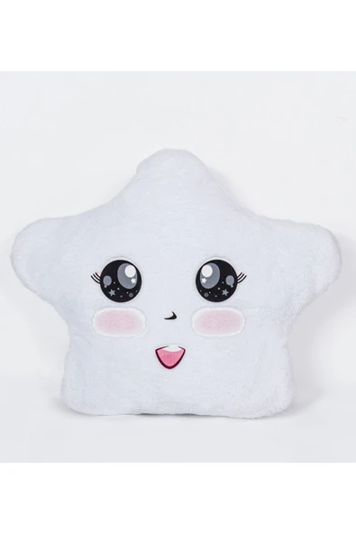 Ayıcı Oyuncak Uyku Arkadaşım Ledli Yıldız Yastık - Resim 3