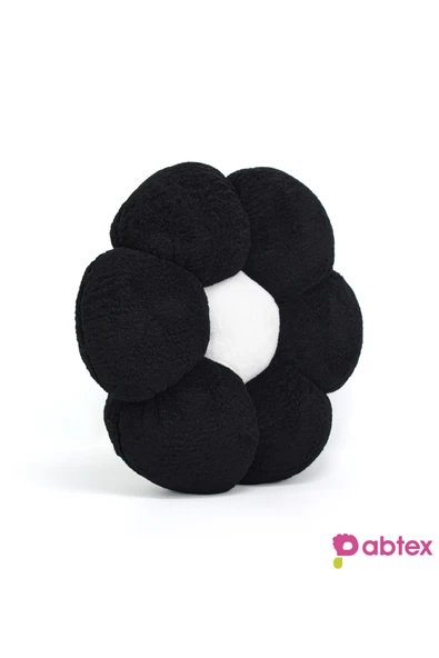 Ayıcı Oyuncak Taraftar Temalı Papatya Formlu Peluş Yastıklar – 2’li Konforlu Takım - Resim 6