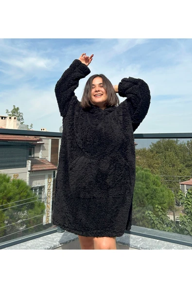 Pababo Paptex Welsoft Peluş Polar Giyilebilir Battaniye Pijama ürün görseli