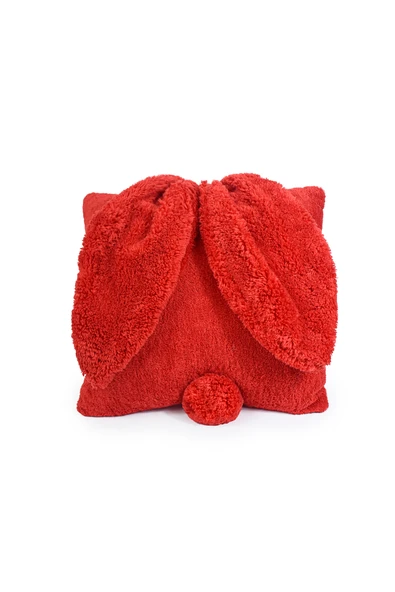 Özgüner Oyuncak Pabtex Kırlent Kulaklı Yastık Tavşan Kulak Tasarım - Sevimli Tasarım - Resim 4