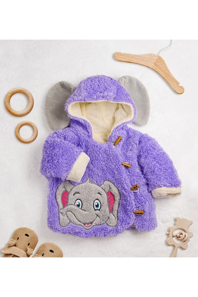 Özgüner Oyuncak Pabtex Sevimli Fil Figürlü Peluş Bebek Ceketi ürün görseli