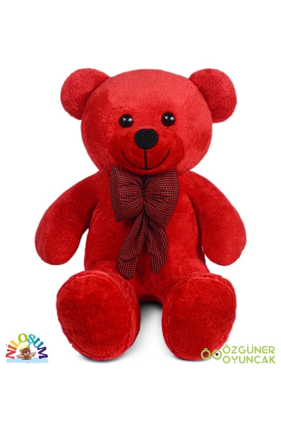 Ayıcı Oyuncak Sevgiliye Hediye Seti – 90 cm Peluş Ayıcık & 24 Ayar Altın Kaplama Kolye - Resim 3