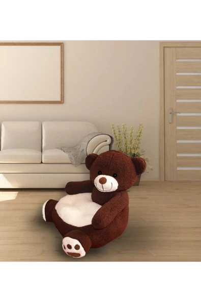 Harika Peluş Fabrikası Paptex Ayıcık Peluş Bebek Çocuk Koltuğu & Broş (%100 YERLİ) ürün görseli 1