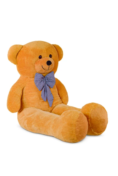 Pababo Papyonlu Sevimli Büyük Peluş Ayıcık, 130 Cm - % 100 Yerli - Resim 3