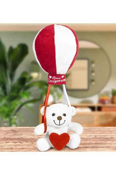 Ayıcı Oyuncak Oyuncak Uçan Balonlu Ayıcık - Resim 2