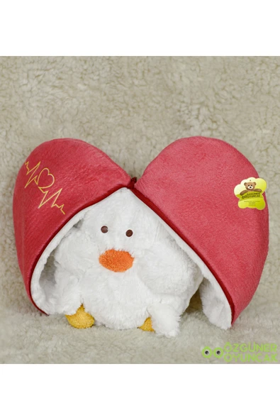 Özgüner Oyuncak Sürprizli Pelüş Kalp Civciv 50 Cm - Resim 4