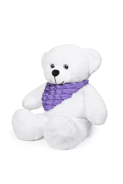 Özgüner Oyuncak Renkli Fularlı Peluş Ayıcık – 65 cm, Yumuşak ve Şık Tasarım - Resim 3