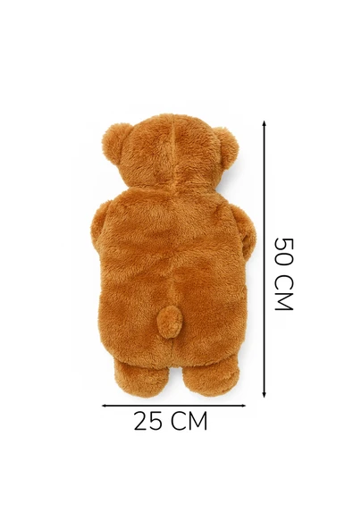 Ayıcı Oyuncak Peluş Ayıcıklı Su Torbası Kılıfı – Sevimli ve Fonksiyonel Kış Yardımcısı - Resim 5