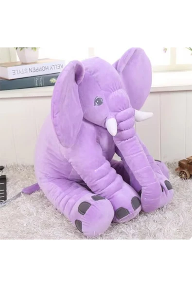 Özgüner Oyuncak Uyku Arkadaşım Fil - Büyük Yumuşak Peluş Fil 35 Cm - Resim 4